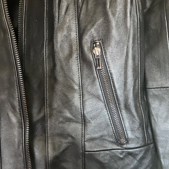 Wilsons Leather Black Leather Jacket - Picture 3 of 7